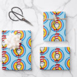 Dr. Seuss | Cat in the Hat Head Graphic Wrapping Paper Sheets