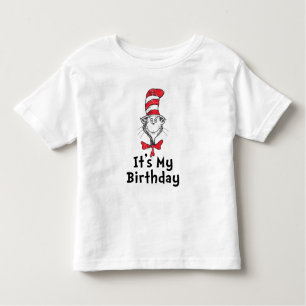 Dr. Seuss Cat in the Hat It's My Birthday Toddler T-shirt