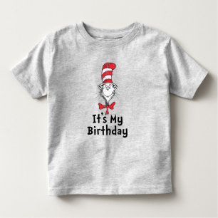 Dr. Seuss Cat in the Hat It's My Birthday Toddler T-shirt