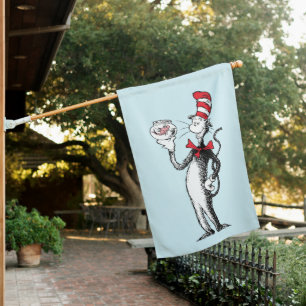 Dr. Seuss Cat in the Hat & Krinklebine House Flag