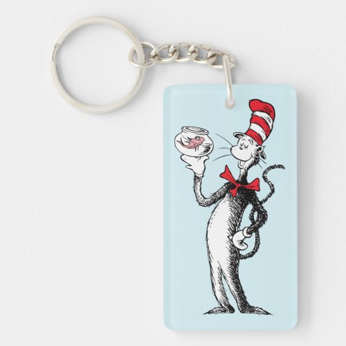 Dr Seuss  Cat in the Hat  Krinklebine Keychain