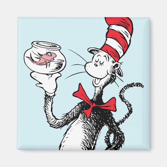 Dr. Seuss | Cat in the Hat & Krinklebine Magnet (Front)