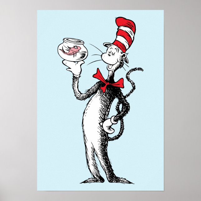 Dr. Seuss | Cat in the Hat & Krinklebine Poster (Front)