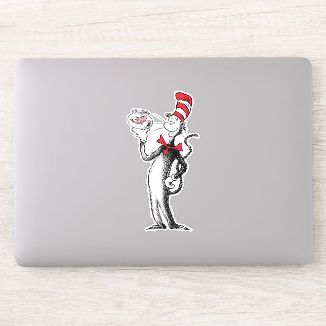 Dr. Seuss | Cat in the Hat & Krinklebine Sticker (Computer)