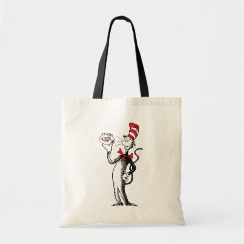 Dr Seuss  Cat in the Hat  Krinklebine Tote Bag