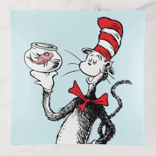 Dr. Seuss Cat in the Hat & Krinklebine Trinket Tray