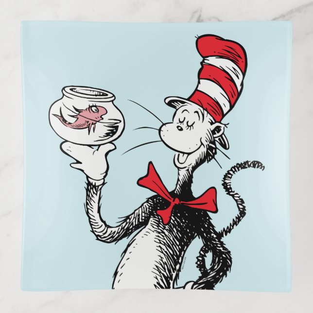 Dr. Seuss | Cat in the Hat & Krinklebine Trinket Tray (Front)