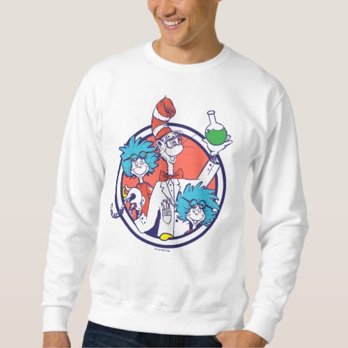 Dr Seuss  Cat in the Hat  Lab Tech 1 Lab Tech 2 Sweatshirt