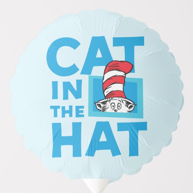Dr. Seuss | Cat in the Hat Logo Balloon (Front)