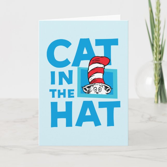 Dr. Seuss | Cat in the Hat Logo Card (Front)