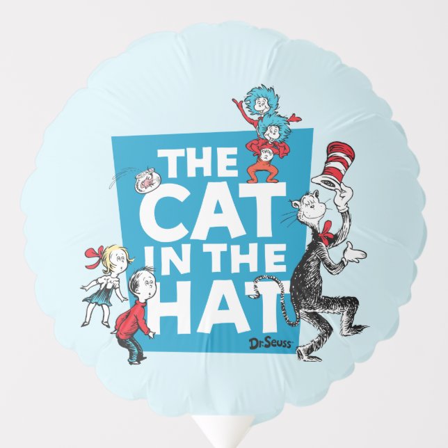 Dr. Seuss | Cat in the Hat Logo - Characters Balloon (Front)