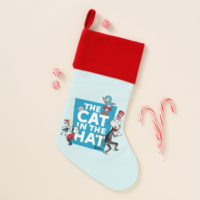 Dr. Seuss | Cat in the Hat Logo - Characters Christmas Stocking (Front)