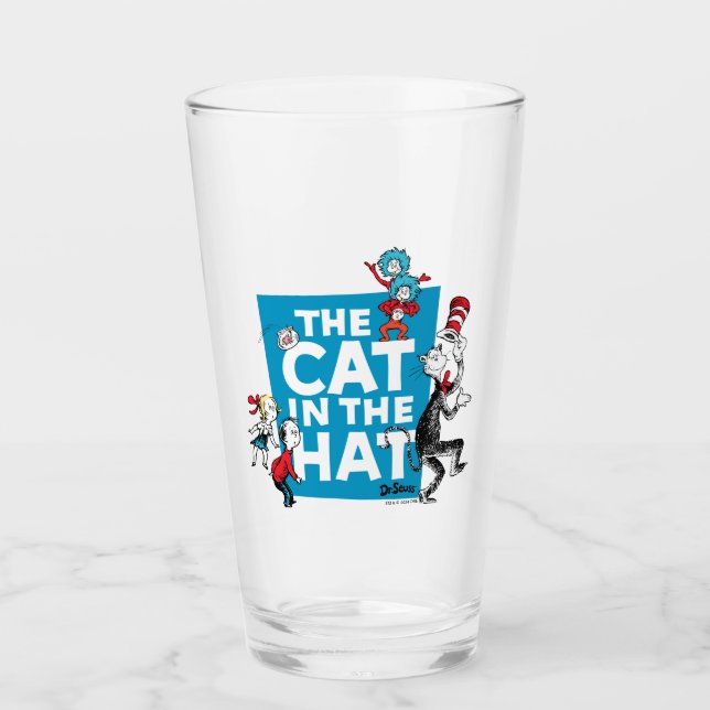 Dr. Seuss | Cat in the Hat Logo - Characters Glass (Front)