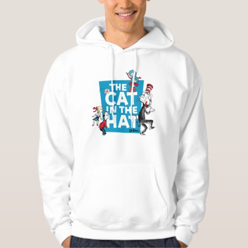 Dr Seuss  Cat in the Hat Logo _ Characters Hoodie