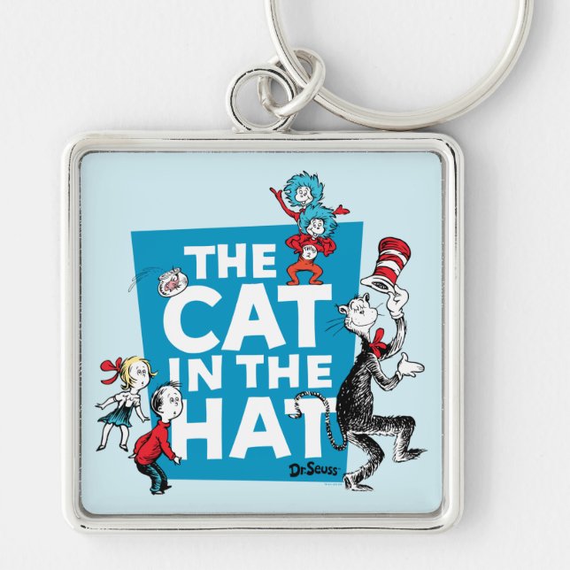 Dr. Seuss | Cat in the Hat Logo - Characters Keychain (Front)
