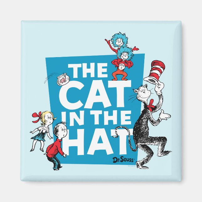 Dr. Seuss | Cat in the Hat Logo - Characters Magnet (Front)