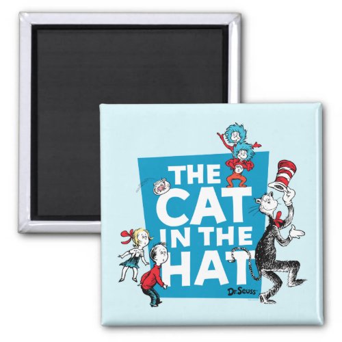 Dr Seuss  Cat in the Hat Logo _ Characters Magnet