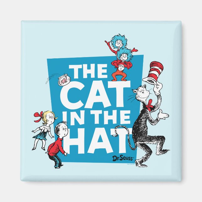 Dr. Seuss | Cat in the Hat Logo - Characters Magnet (Front)