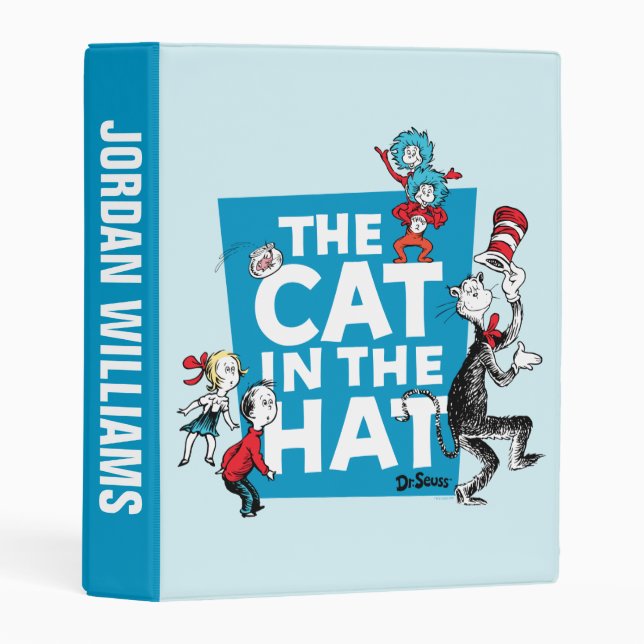 Dr. Seuss | Cat in the Hat Logo - Characters Mini Binder (Front/Spine)