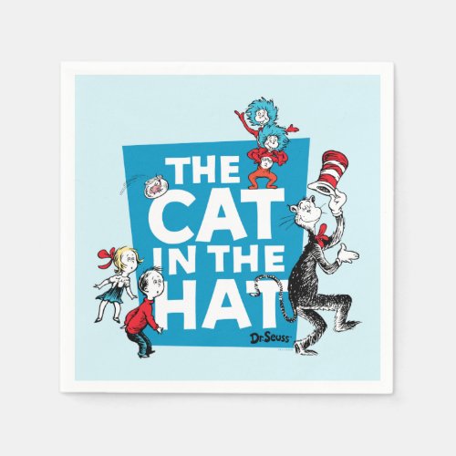Dr Seuss  Cat in the Hat Logo _ Characters Napkins