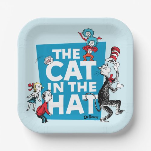 Dr Seuss  Cat in the Hat Logo _ Characters Paper Plates