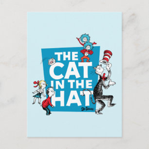 Dr. Seuss Cat in the Hat Logo - Characters Postcard