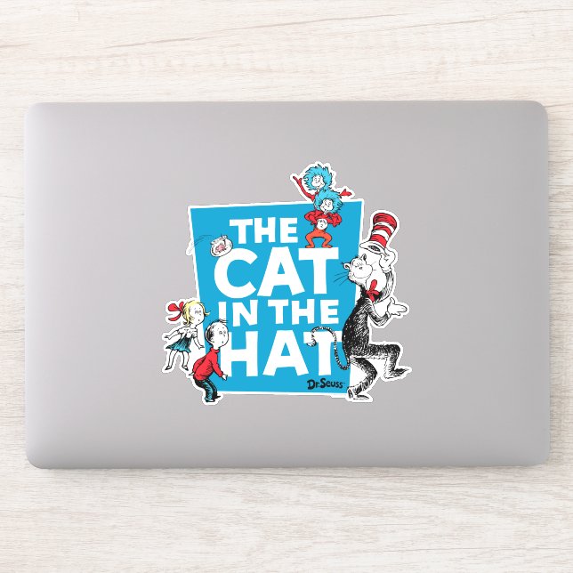 Dr. Seuss | Cat in the Hat Logo - Characters Sticker (Computer)