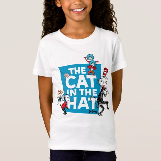Dr. Seuss | Cat in the Hat Logo - Characters T-Shirt (Front)