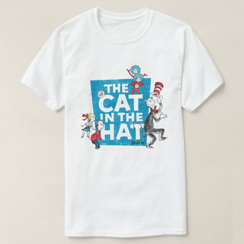Dr Seuss  Cat in the Hat Logo _ Characters T_Shirt