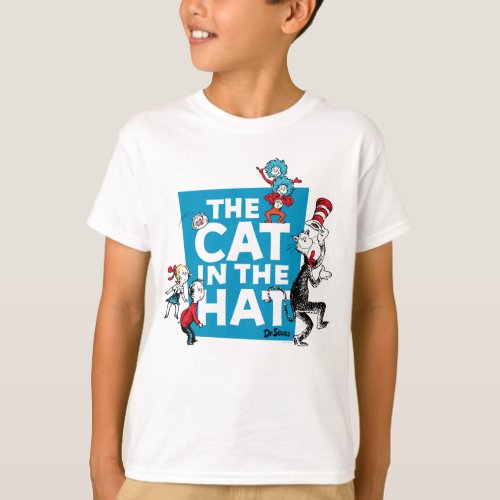 Dr Seuss  Cat in the Hat Logo _ Characters T_Shirt