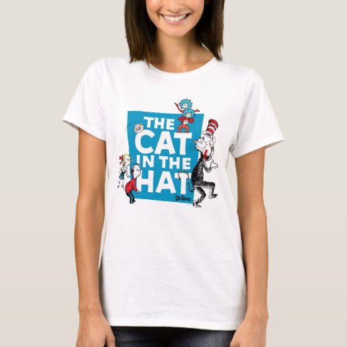 Dr Seuss  Cat in the Hat Logo _ Characters T_Shirt