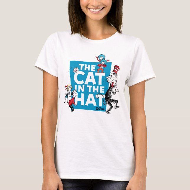 Dr. Seuss | Cat in the Hat Logo - Characters T-Shirt (Front)