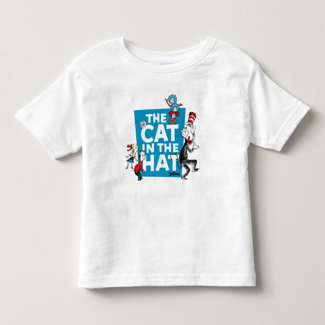 Dr. Seuss | Cat in the Hat Logo - Characters Toddler T-shirt (Front)