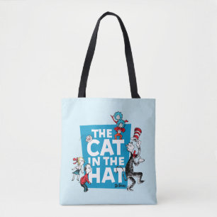 Dr. Seuss Cat in the Hat Logo - Characters Tote Bag