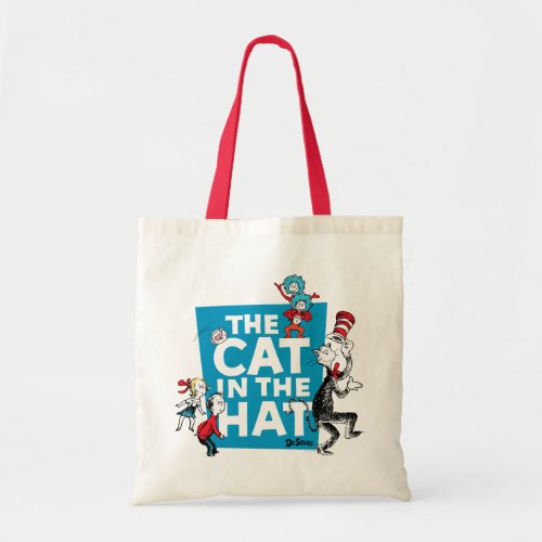 Dr Seuss  Cat in the Hat Logo _ Characters Tote Bag