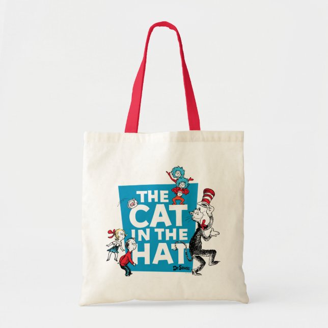 Dr. Seuss | Cat in the Hat Logo - Characters Tote Bag (Front)
