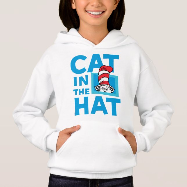 Dr. Seuss | Cat in the Hat Logo Hoodie (Front)