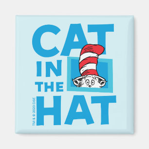 Dr. Seuss   Cat in the Hat Logo Magnet