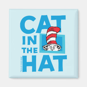 Dr. Seuss Cat in the Hat Logo Magnet