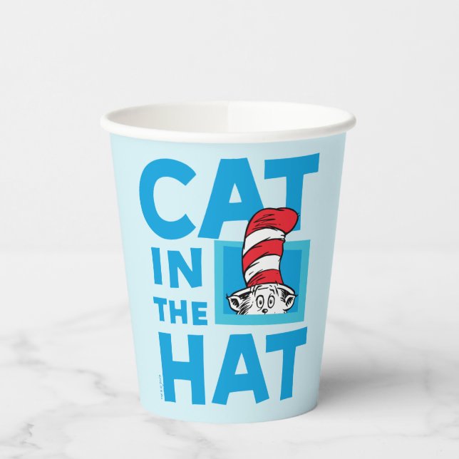 Dr. Seuss | Cat in the Hat Logo Paper Cups (Left)