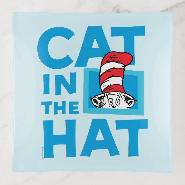Dr. Seuss | Cat in the Hat Logo Trinket Tray (Front)