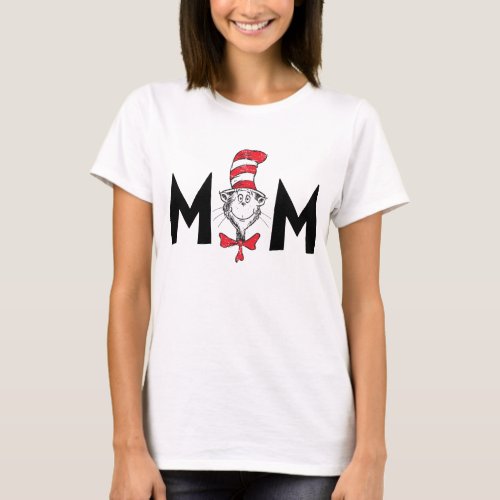Dr Seuss Cat in the Hat Mom T_Shirt