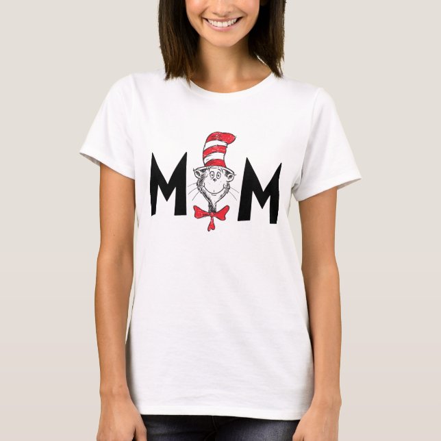 Dr. Seuss Cat in the Hat Mom T-Shirt (Front)