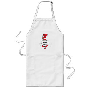 Dr. Seuss Cat in the Hat - Nana I am Long Apron