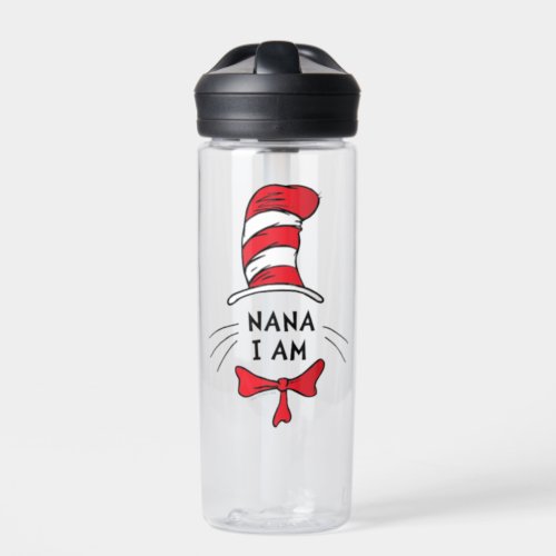 Dr Seuss  Cat in the Hat _ Nana I am Water Bottle