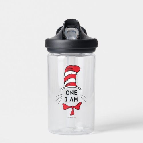 Dr Seuss  Cat in the Hat _ One I am Water Bottle