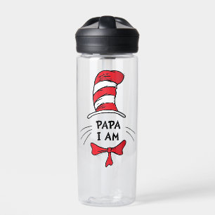 Dr. Seuss Cat in the Hat - Papa I am Water Bottle