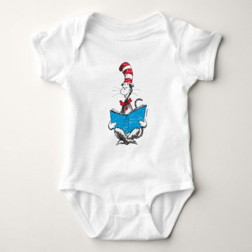 Dr Seuss  Cat in the Hat _ Reading Baby Bodysuit