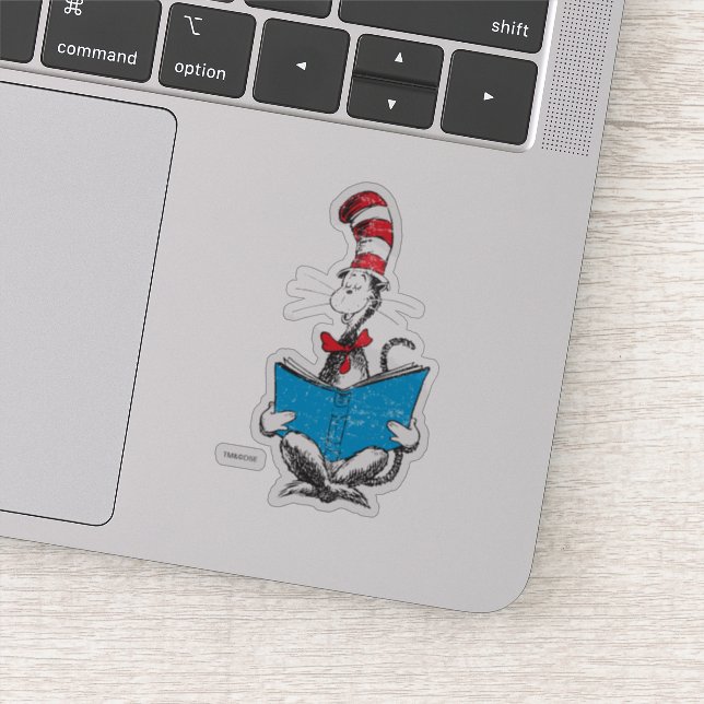 Dr. Seuss | Cat in the Hat - Reading Sticker (Detail)