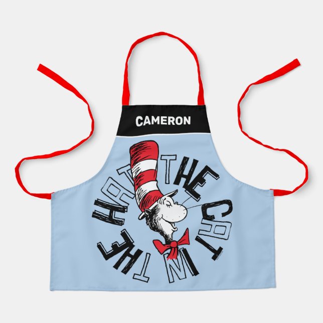Dr. Seuss | Cat in the Hat Round Art Apron (Front)